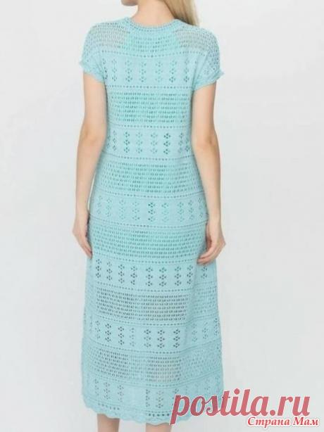 Летнее ажурное платье - Вязание - Страна Мам