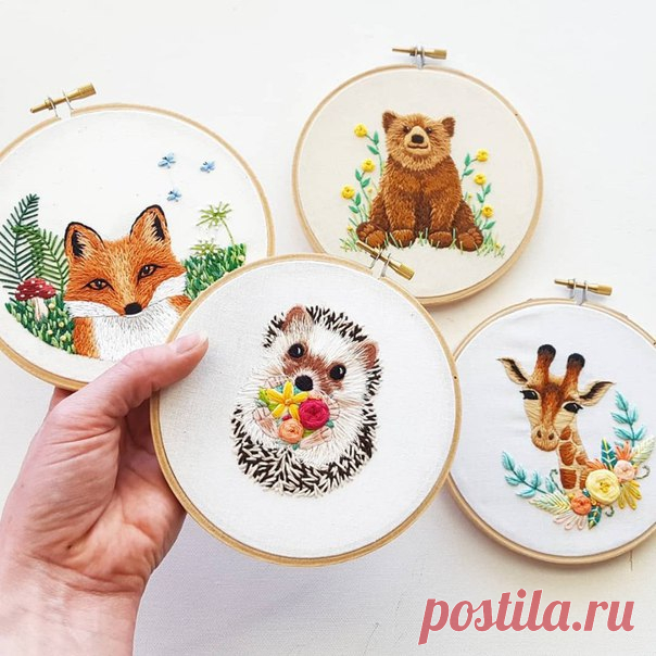 Няшная вышивка! Нравится хоть одна из картин?
