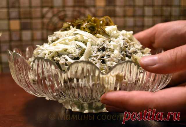 Салат из морской капусты – пошаговый рецепт с фотографиями
