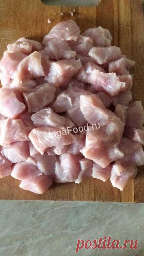 Яркий рис с курицей