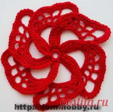 ​Объёмные цветы крючком — Сделай сам, идеи для творчества - DIY Ideas