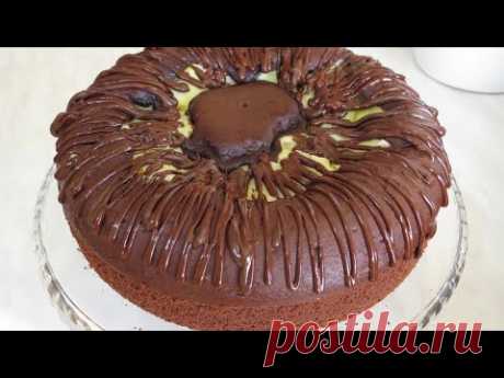 Торт ВУЛКАН ВЫПЕКАЕТСЯ ВМЕСТЕ с КРЕМОМ ПЛОМБИР!!! ОЧЕНЬ ПРОСТО и ОБАЛДЕННО ВКУСНО! VOLCANO Cake