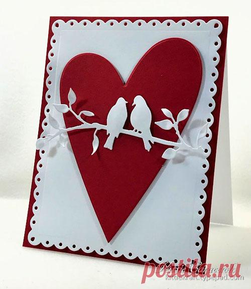 Открытки с изображением сердца от Китти Караччиоло - Домашний hand-made Открытки с изображением сердца от Китти Караччиоло разработаны к Дню всех влюблённых. Эти поздравительные открытки будут уместны на свадебном торжестве, юбилее совместной жизни, днях рождения. Для изготовления открыток использованы готовые элементы. …