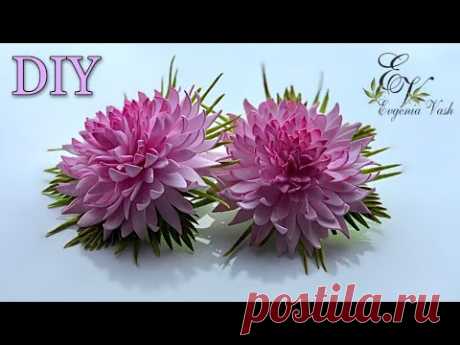 DIY 🌺 СУПЕР ПРОСТО СДЕЛАТЬ нежные и воздушные цветы из фоамирана на РЕЗИНКИ, ЗАКОЛКИ, ПОВЯЗКИ 🌺