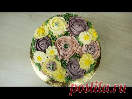 Торт с Шоколадными Цветами ( Торт «Колибри» Ч.2 ) - Я - ТОРТодел!