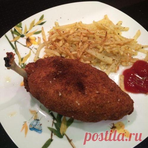 Котлета по-киевски с картофелем пай