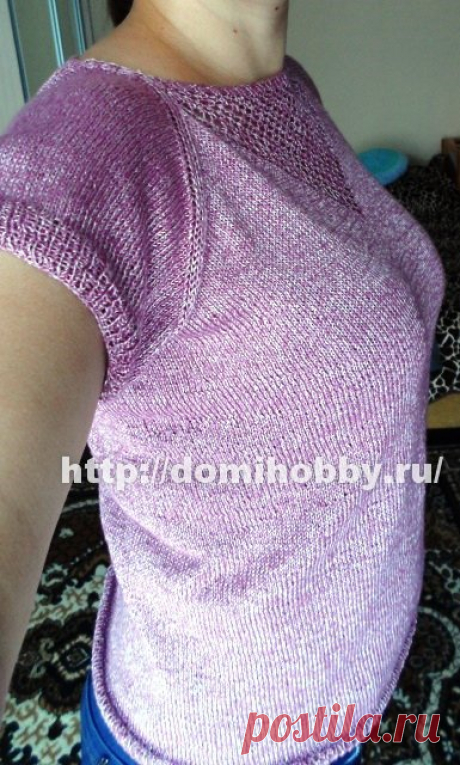 Подробный урок. Вязание спицами кофточки без швов. Начало работы - снизу
