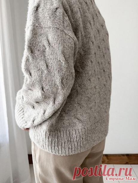 Свитер SEAWAY. Дизайнер Ozetta. Спицы. - ВЯЗАНАЯ МОДА+ ДЛЯ НЕМОДЕЛЬНЫХ ДАМ - Страна Мам