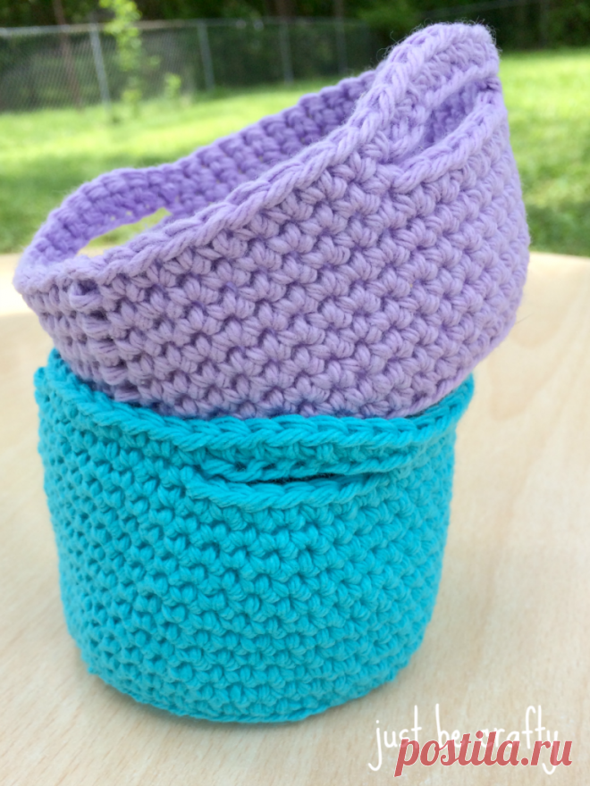 Simple Crochet Mini Basket Pattern