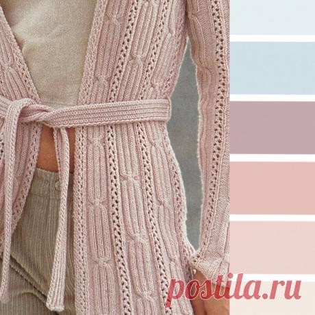 ღВяжем в нюдовых оттенках - 3 джемпера со схемами