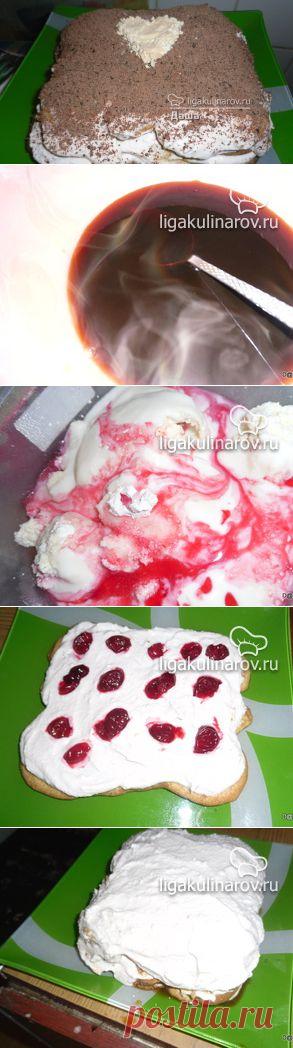 Тирамису домашний без сырых яиц рецепт пошаговый от Лиги Кулинаров. Рецепт тирамису домашнего без сырых яиц, рецепты Лиги Кулинаров.