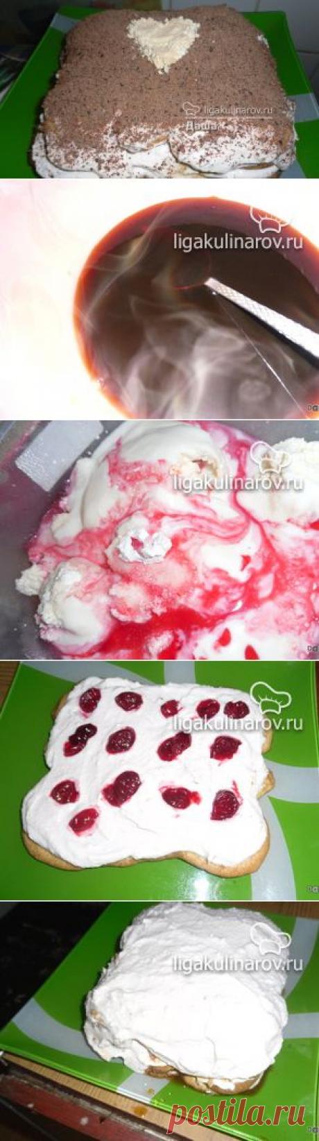 Тирамису домашний без сырых яиц рецепт пошаговый от Лиги Кулинаров. Рецепт тирамису домашнего без сырых яиц, рецепты Лиги Кулинаров.