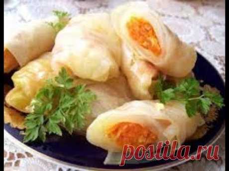 Безумно вкусная закуска ГОЛУБЦЫ С МОРКВОЙ ПО- КОРЕЙСКИ.