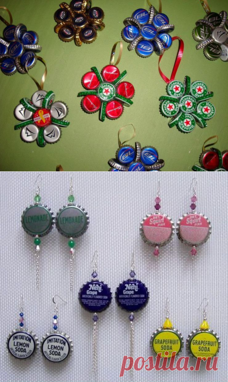 Декор и поделки из крышек от бутылок | I Love Hobby - Лучшие мастер-классы со всего мира!