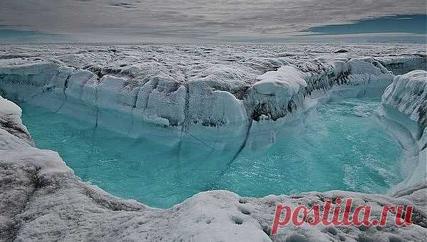 Ученые нашли подо льдом Гренландии 750-километровый каньон | РИА Новости