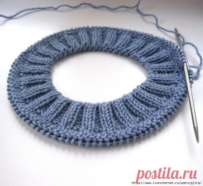 Имитация пришивной горловины