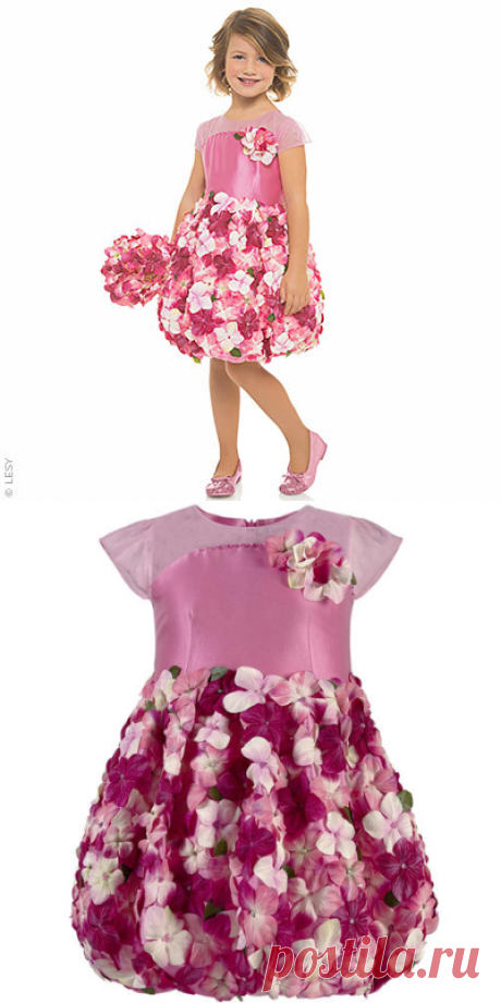 Shiny balloon dress - Pink Lesy