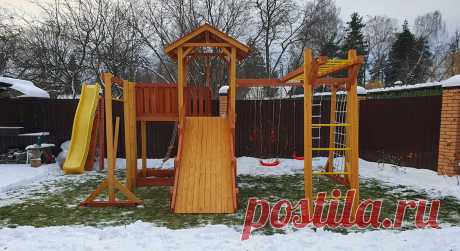 Зимние деревянные горки с доставкой в город Домодедово купить на сайте огниво-спорт.ру