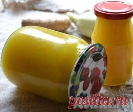 Очень вкусное варенье из кабачков с имбирем - рецепт с фото