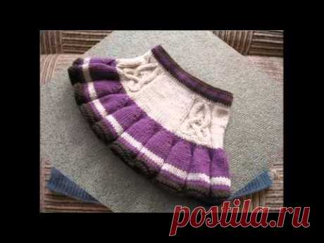 юбка для девочки спицами