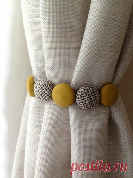 Подхваты для штор, которые можно сделать самостоятельно! | Сделано руками. | Дзен