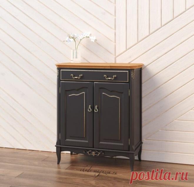 Двухдверный распашной комод с выдвижным ящиком – черный/ясень купить по цене 69 800 руб. в Москве — интернет магазин chudo-magazin.ru