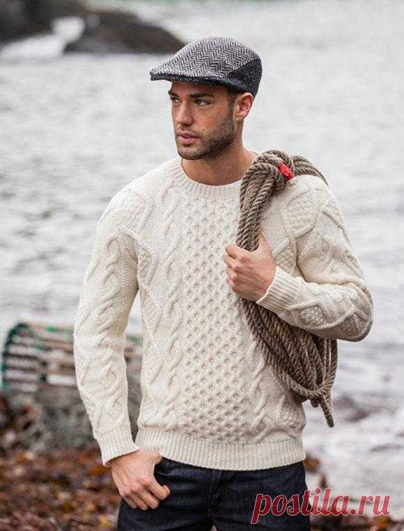 Men's Hand Knit Sweater 167B – KnitWearMasters