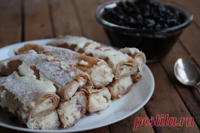 Рецепт Налистники с творогом - Украинская кухня | Kitchen727