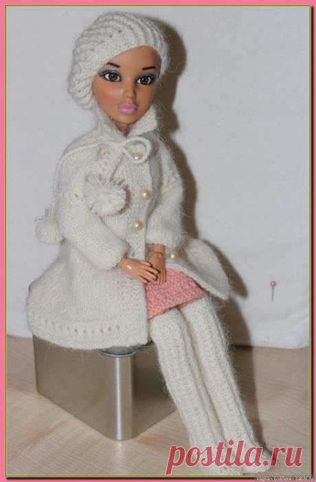Варежки для Барби, тёплые носочки и немного аранов. Новогодние каникулы прошли с пользой / Одежда и обувь для кукол своими руками / Бэйбики. Куклы фото. Одежда для кукол