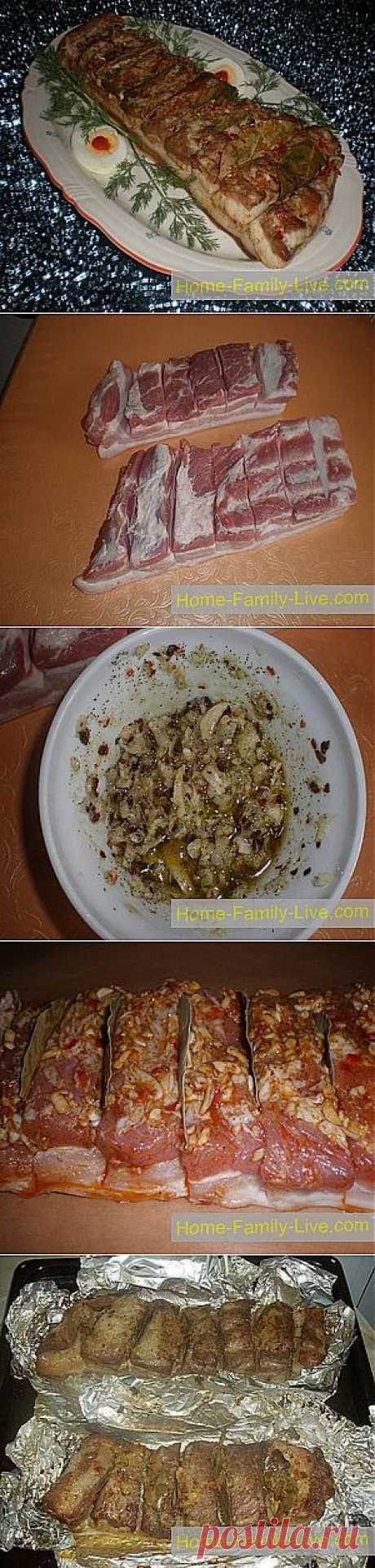 Кулинарные рецепты Брюшина в духовке &amp;raquo; Кулинарные рецепты