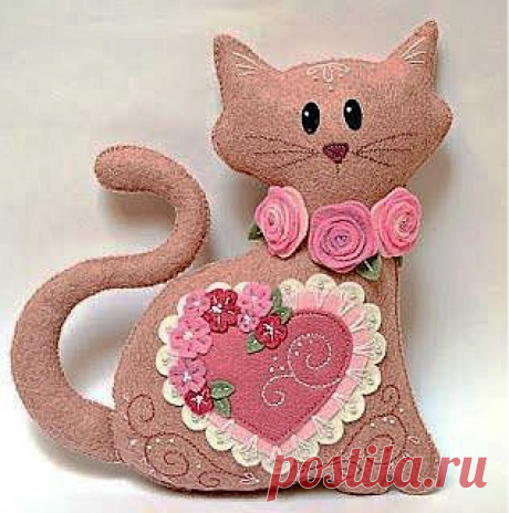 Gatinha de feltro. | So (Sew) Handmade