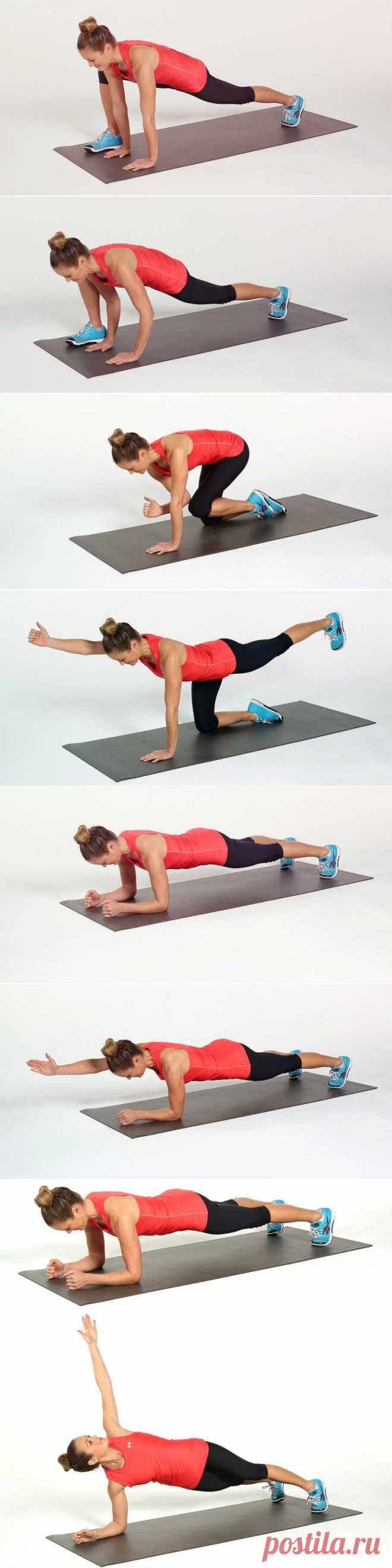 Плоский живот — эффективная домашняя тренировка / Все для женщины