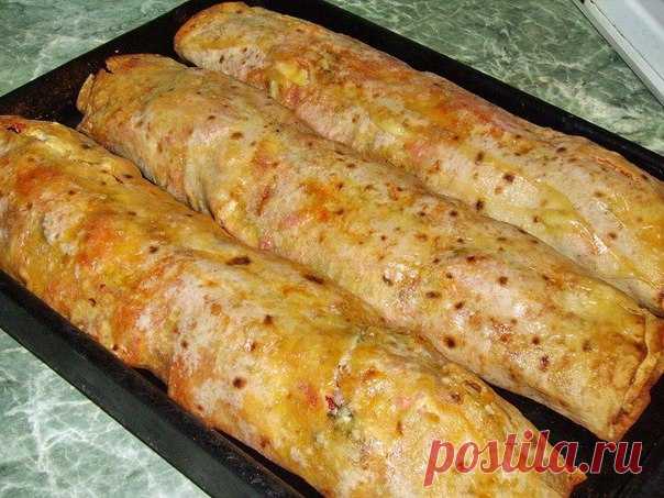 Быстро и вкусно-фаршированный лаваш - МирТесен