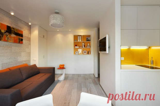 Стильная «кроха» 22 кв. м. — Роскошь и уют