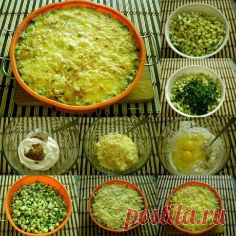 Кабачки, запеченные с сыром