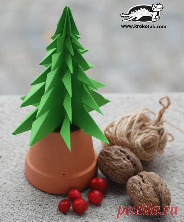Fold a fir tree | krokotak
