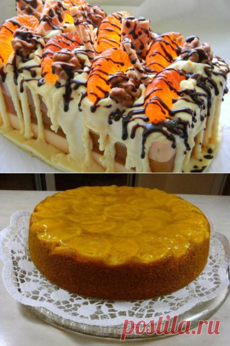 Мандариновый пирог / Простые рецепты