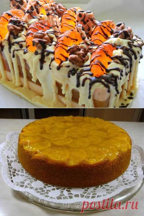 Мандариновый пирог / Простые рецепты