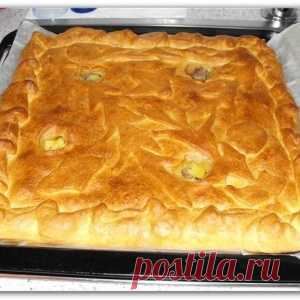 Вкусный и простой пирог с картофелем и курицей — готовится в считанные минуты
