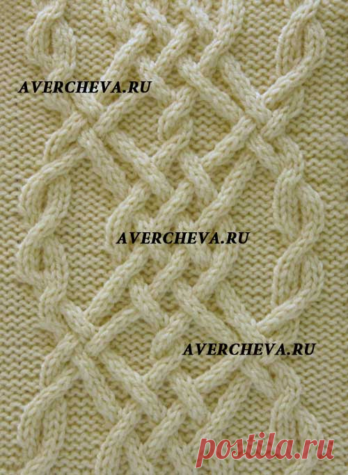 Новый узор на сайте avercheva.ru.