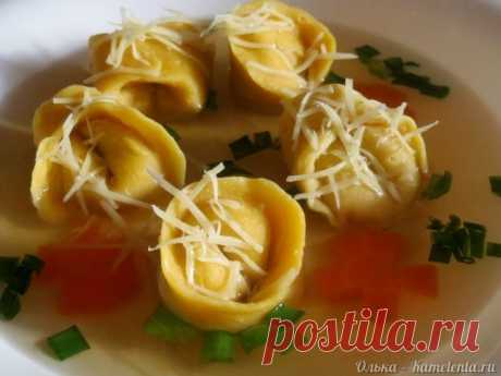 Tortellini с грибами и творожным сыром