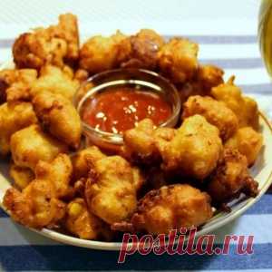 Кукурузные мини-пончики. Закуска для большой компании - МирТесен