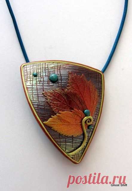 (1) Autumn Leaf Pendant by Ghost Shift | украшения