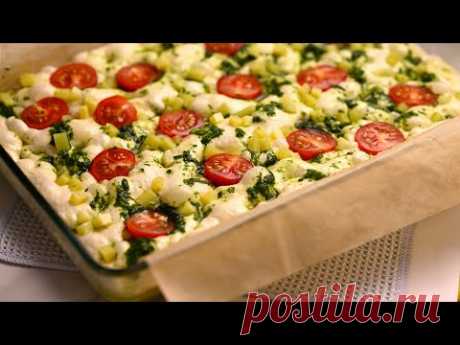 Итальянский хлеб Фокачча. Что может быть вкуснее ароматного свежеиспечённого хлеба с молоком?