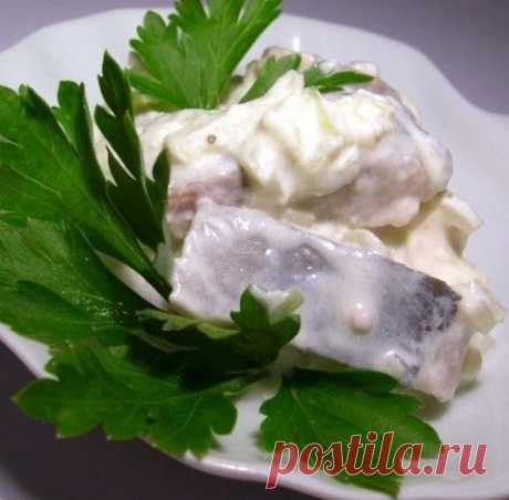 Сельдь в горчичном маринаде
