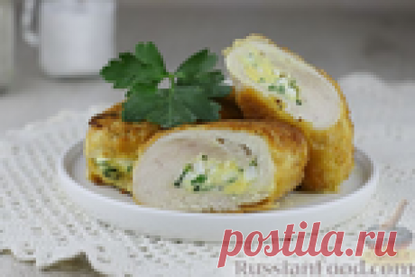 Вкусно, сочно, симпатично: куриные рулетики с яичной начинкой