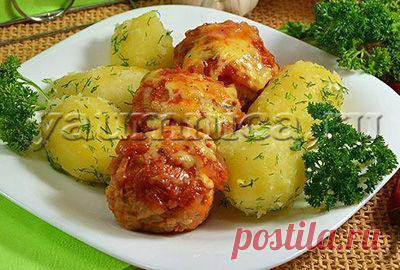 Сочные и очень вкусные тефтели под томатным соусом в духовке – пошаговый фото рецепт