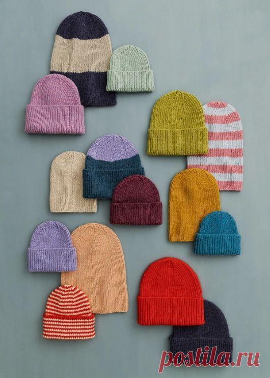 Классическая вязаная шапка