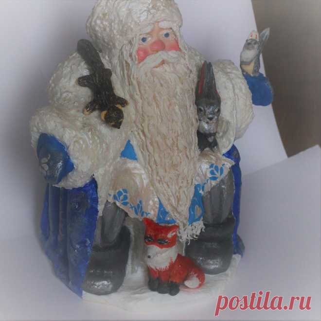 Материалы:  вата, пва, нитки, акриловые краски, акрил
Высота:28 см.