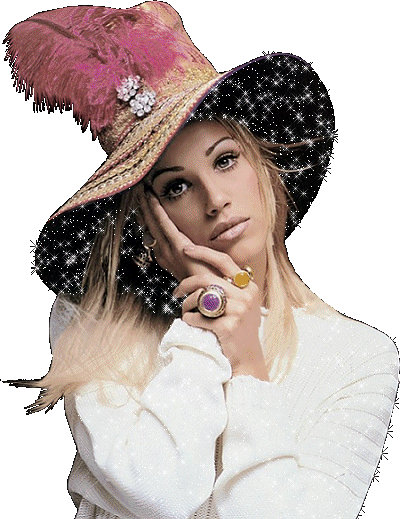 Девушка в соломенной шляпке » Пожелания | Поздравления | Знаки внимания | Анимации